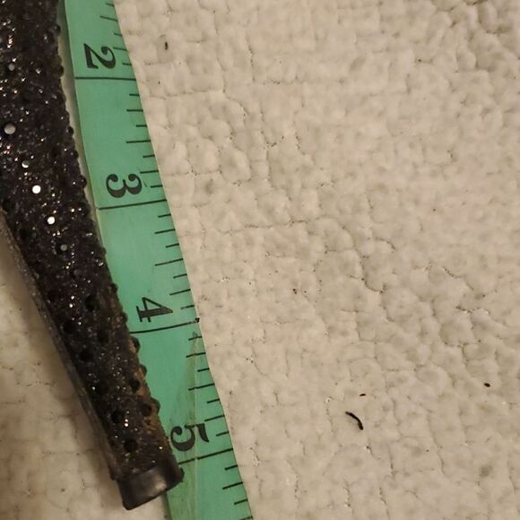 Pierre Dumas Women's Black Silver sparkly pumps - Picture 7 of 9